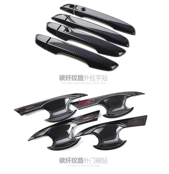 

Carbon fiber outside the door bowl with the door handle Cover Car accessories For Honda Typer Civic 10th 2016 2017 car styling
