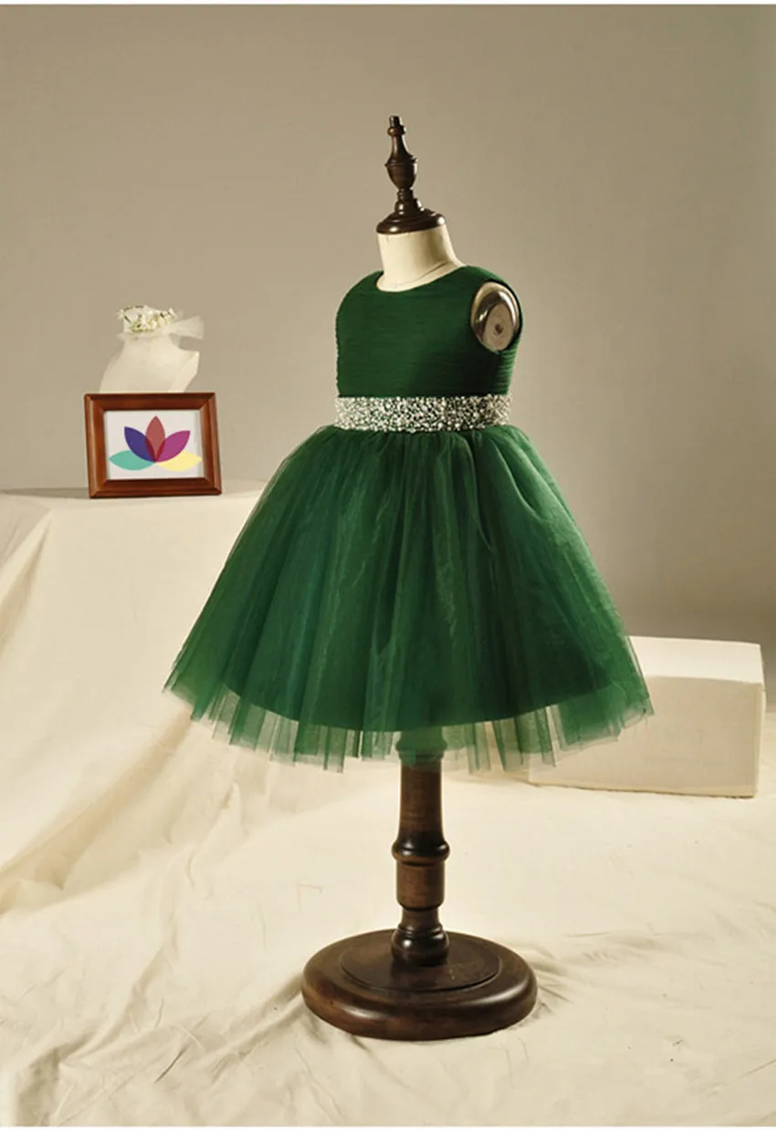

Kids Infant Girls Flower Petals Dress Children Bridesmaid Toddler Elegant Dress Pageant Wedding Bridal Tulle Formal Party Dress