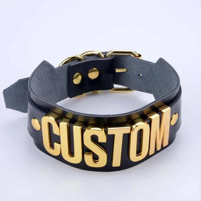 Personalised choker name Clearance