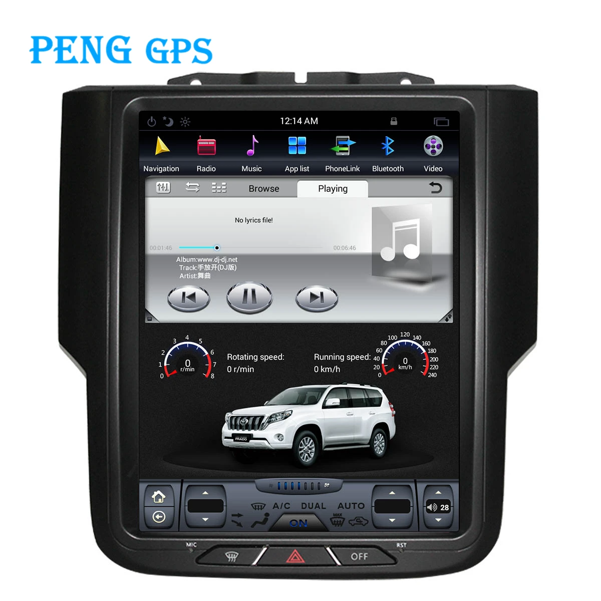 Android 7 1 10 4 &quotTesla вертикальный экран автомобильное радио для 2014 2018 Dodge RAM 1500 GPS