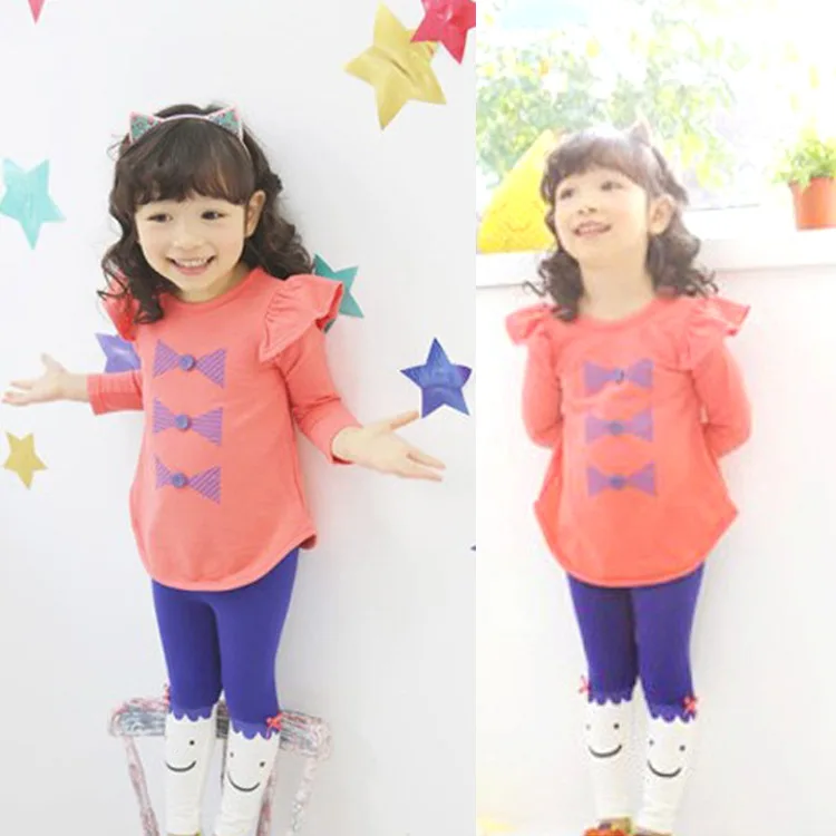 

New Children's Clothing Spring Children's Suits Lovely Girls' Home Wear Long Sleeves Two Sets of Children's Clothes