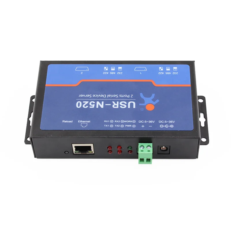 Industrial 2 Ports Serial Device Server Modems