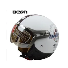 2015 hot sale BEON motorcycle helmet vintage mens womens moto capacete half face helmet ECE Approved