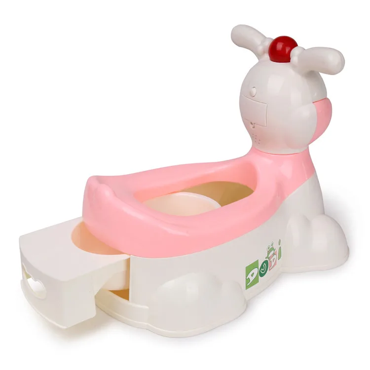 Сине розовый детский музыкальный пластиковый стул для унитаза|toilet potty training|potty