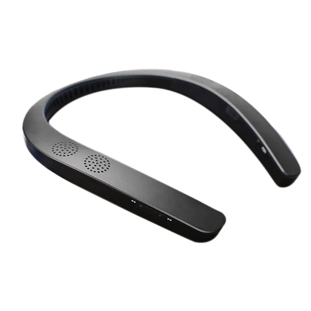 

BEHATRD wireless speaker bluetooth portable Bluetooth 5.0 Wireless Neckband Neck Speaker FM AUX SD USB Stereo For iPhone#g4