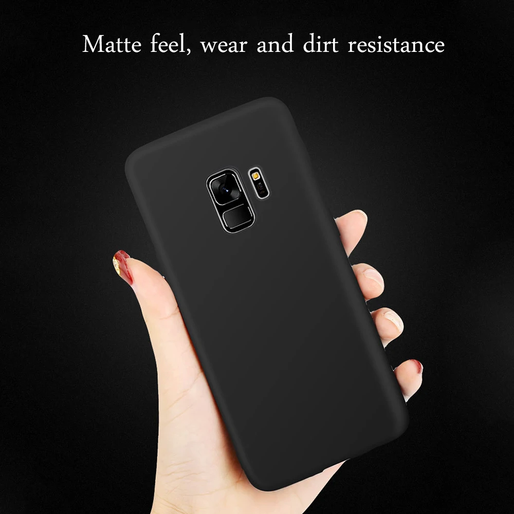 Матовый ТПУ чехол для Samsung Galaxy S9 S8 Plus A8 J2 Pro 2018 A5 J5 J7 A3 A7 2017 J3 2016 Note 8 S6 S7 Edge силиконовый