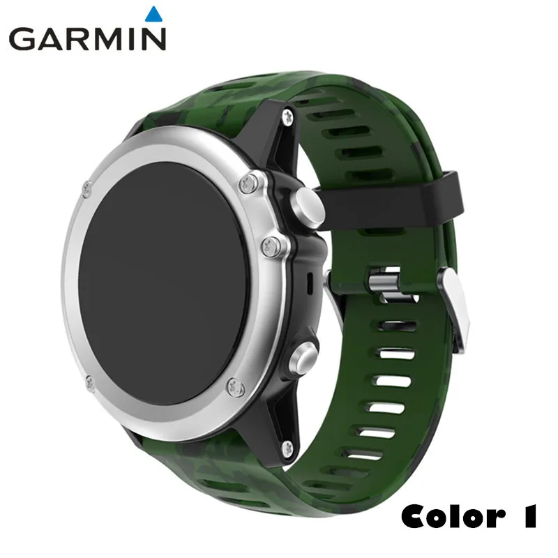 Силиконовый ремешок для Garmin Fenix 5X Fenix 3/3hr часы браслет Универсальный печати силиконовый спортивный ремешок Замена ремня