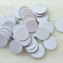 216 Тэги монеты 13,56 мГц пассивный тег ISO14443A 100 шт./лот 30 мм