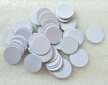 

216 coin tags 13.56MHz Passive tag ISO14443A 100pcs/Lot 30mm
