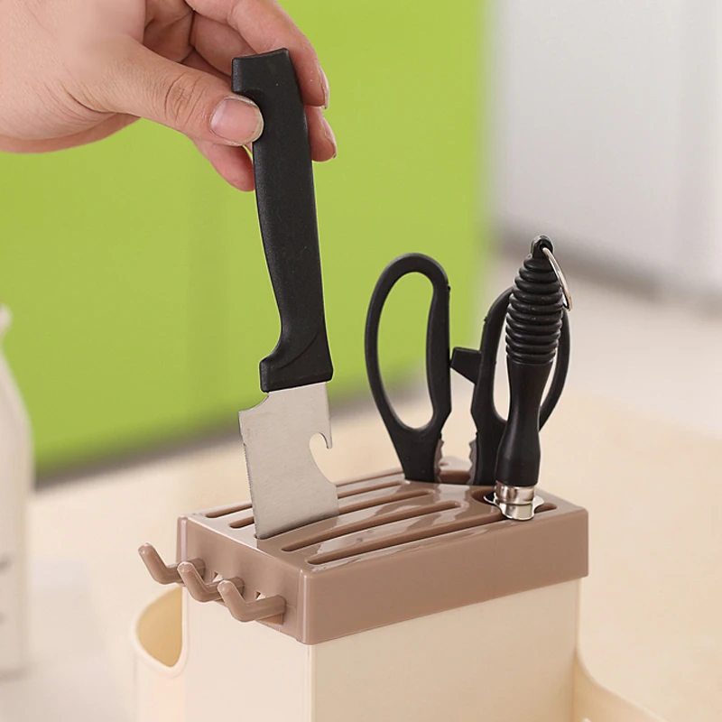 LIYIMENG Kitchen Tableware Draining Rack Chopsticks Spoon Fork Storage Box Cutlery Holder Detachable Drainer StrainerB7