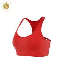 Сандалии с ремешками с открытой спиной спортивный бюстгалтер-борцовка Для женщин Йога Run бокс для отдыха Стильные Симпатичные Уникальный дизайн бюстгальтер верхняя спортивная одежда