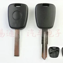 2 шт х Универсальный ключ оболочки для Peugoet с чипом слота и ключа лезвия