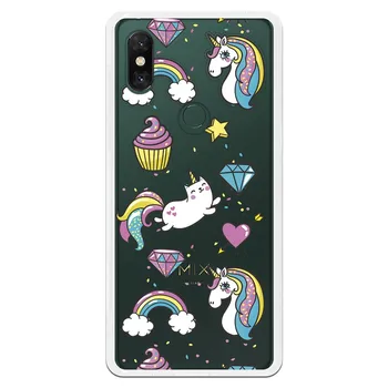 

Unicorn Cupcake WP004 costume drawing stand case for Xiaomi Mi Mix 3