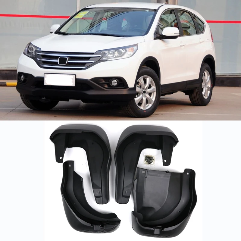 Koop Set Gegoten Spatlappen Voor Honda CR V CRV 2012 2016 Spatlappen Splash Guards Voor Achter Modder Flap Spatborden Fender 2013 2014 2015
