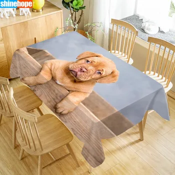 

Animal Tablecloth Dogue de Bordeaux Table Cloth Dustproof Washable Cloth Rectangular Table Cover for Home table Decor