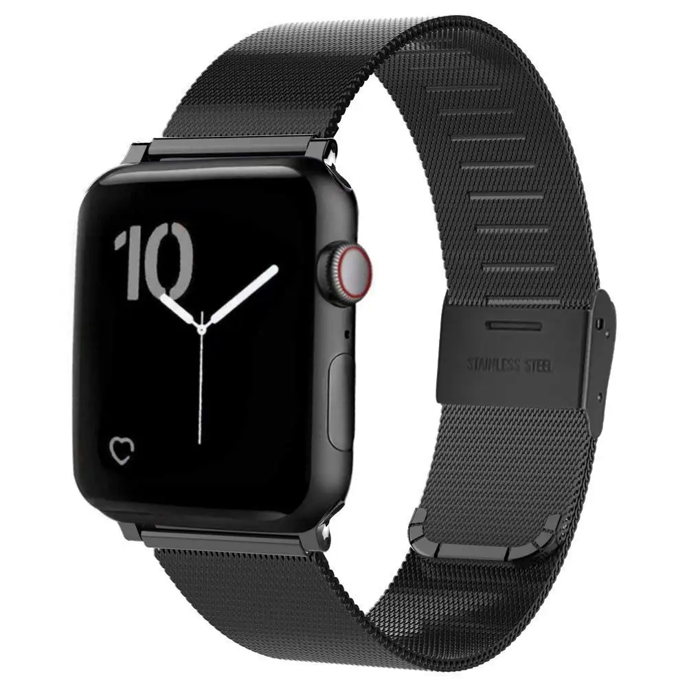 

Milanese loop strap for apple watch band 4 44mm 40mm iwatch 3 band correa aplle watch 42mm 38mm stainless steel wrist bracelet