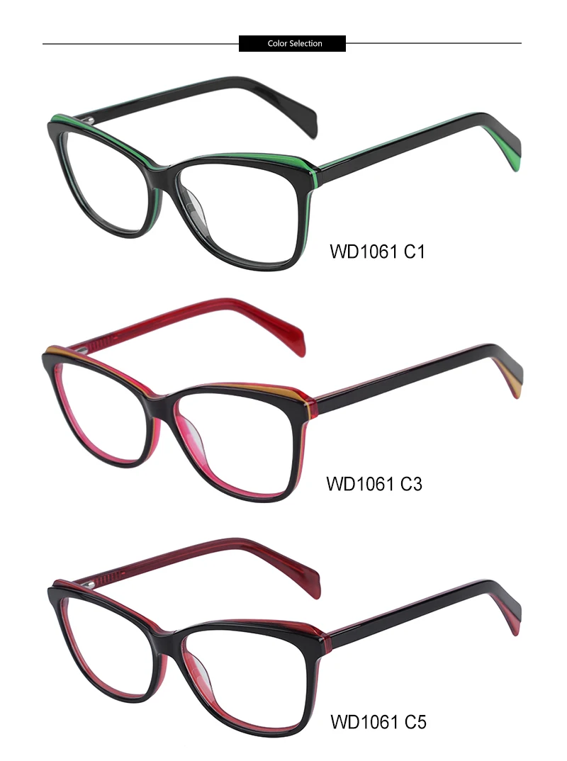 Kirka 2018 Vintage Retro Acetate Myopia Eye Glasses Women Clear Lens Frames Optical Eyeglasses Spectacles