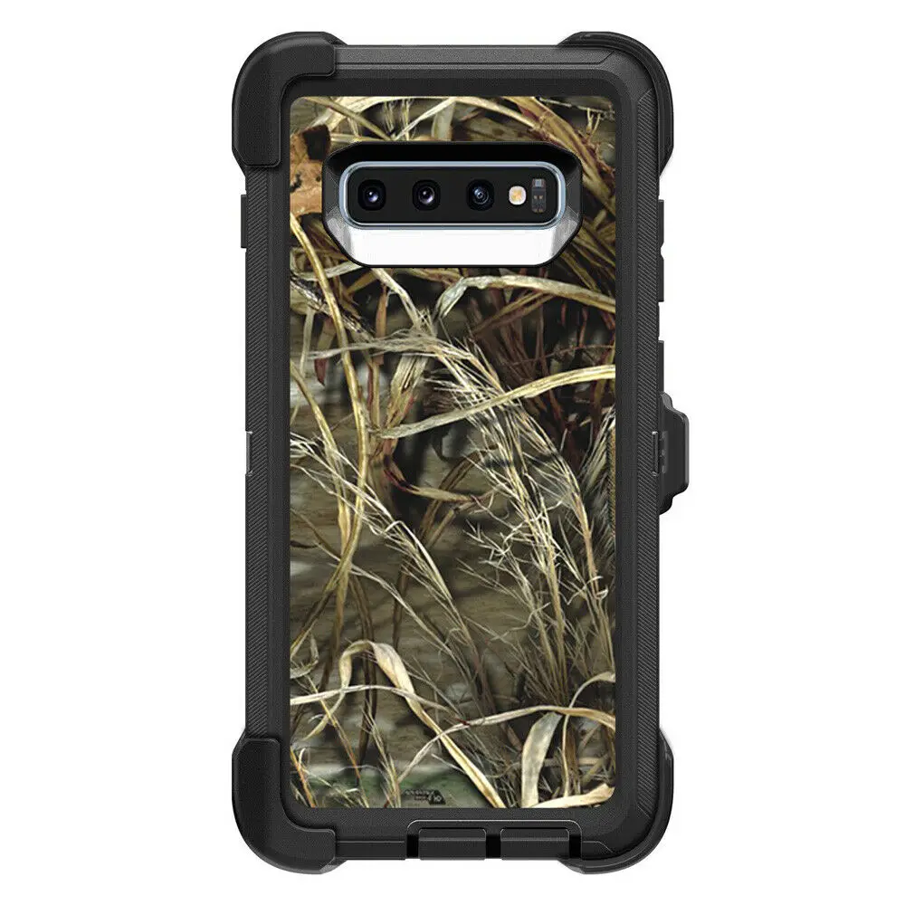 Black Grass Камуфляжный защитный чехол для samsung Galaxy S10 Plus S10e+ Зажим для ремня Подставка для samsung S9 S8 Plus Note9 Note8 - Цвет: Black Grass