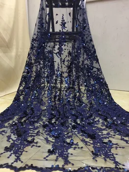 

nice looking feather embroidery tulle mesh lace fabric Sat-4.1410 with good quality for party dress