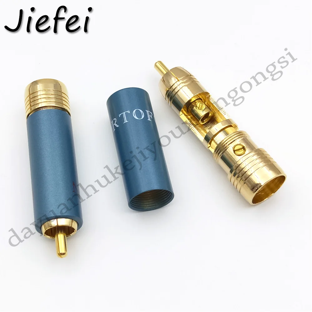 2 50 шт. Высококачественная позолоченная медь Hi Fi RCA разъем Ortofon Reference 8NX