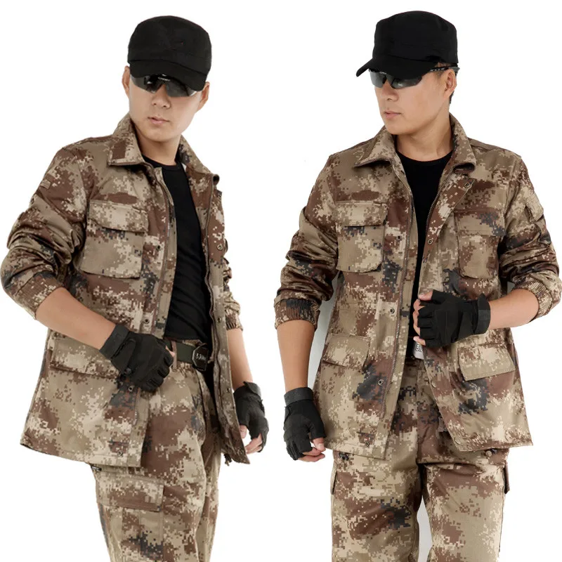 

Men's Hunting Clothes Multicam Camouflage Suit Uniforms Army Tactical Military Jacket Pants Camouflage Hunting Outfit Suits
