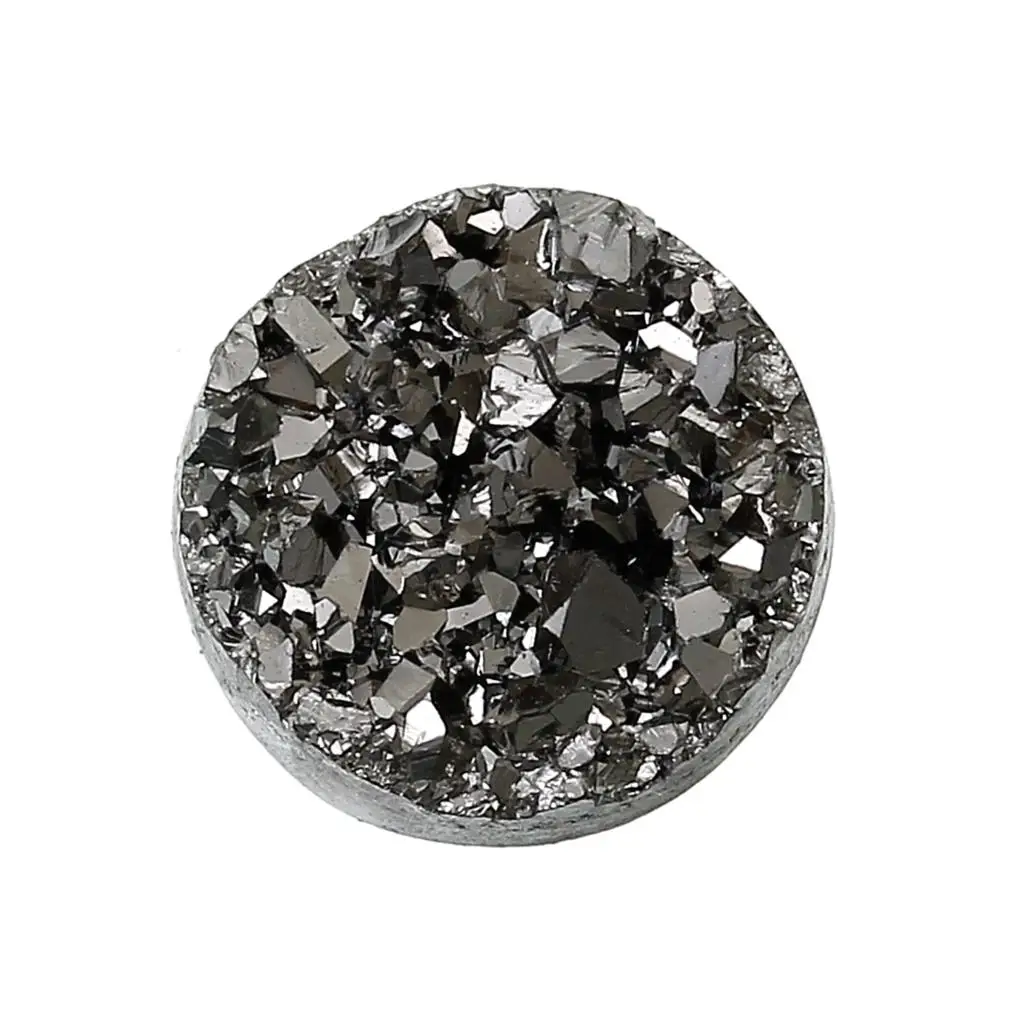 

DoreenBeads Resin Embellishments Findings Round Silver-gray 12mm( 4/8") Dia, 5 Pieces 2017 new