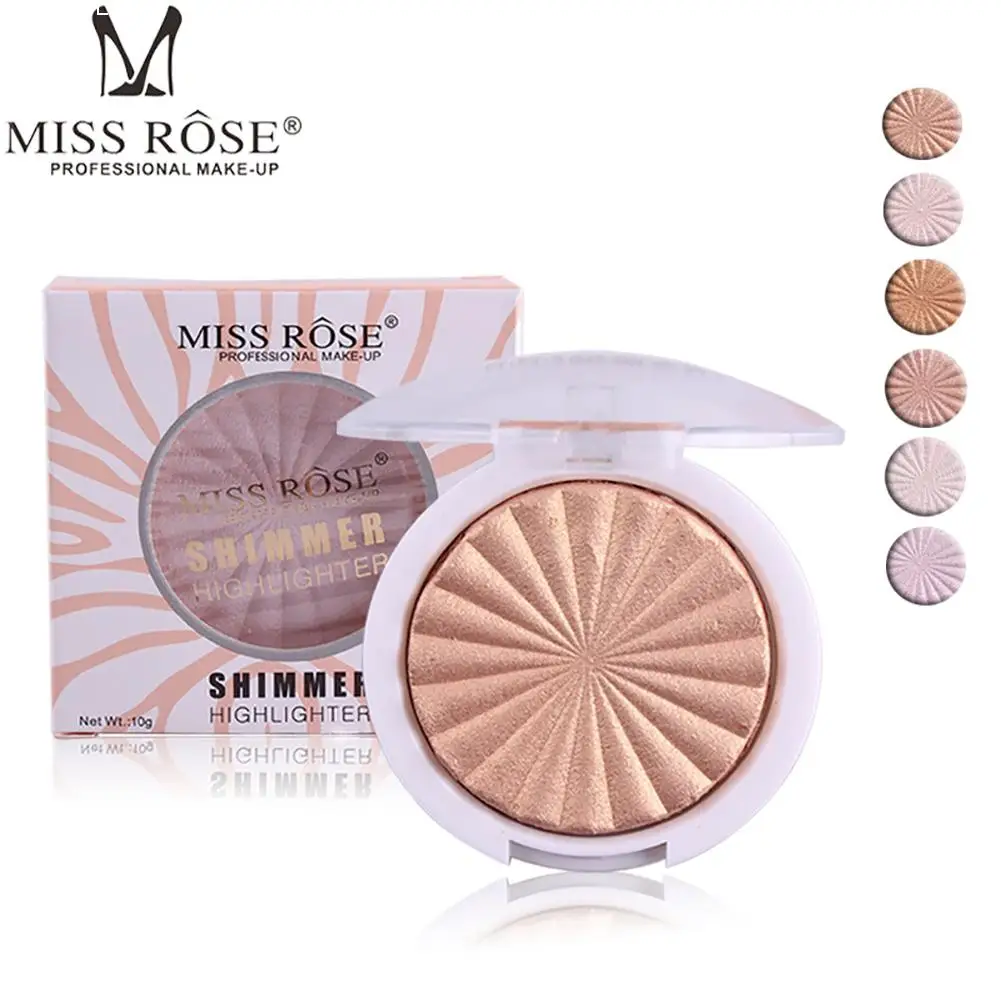 

MISS ROSE Baked Powder Highlighter Powder Repairing Whitening Blemishes Concealing Bronzing Contouring Pressed Powder