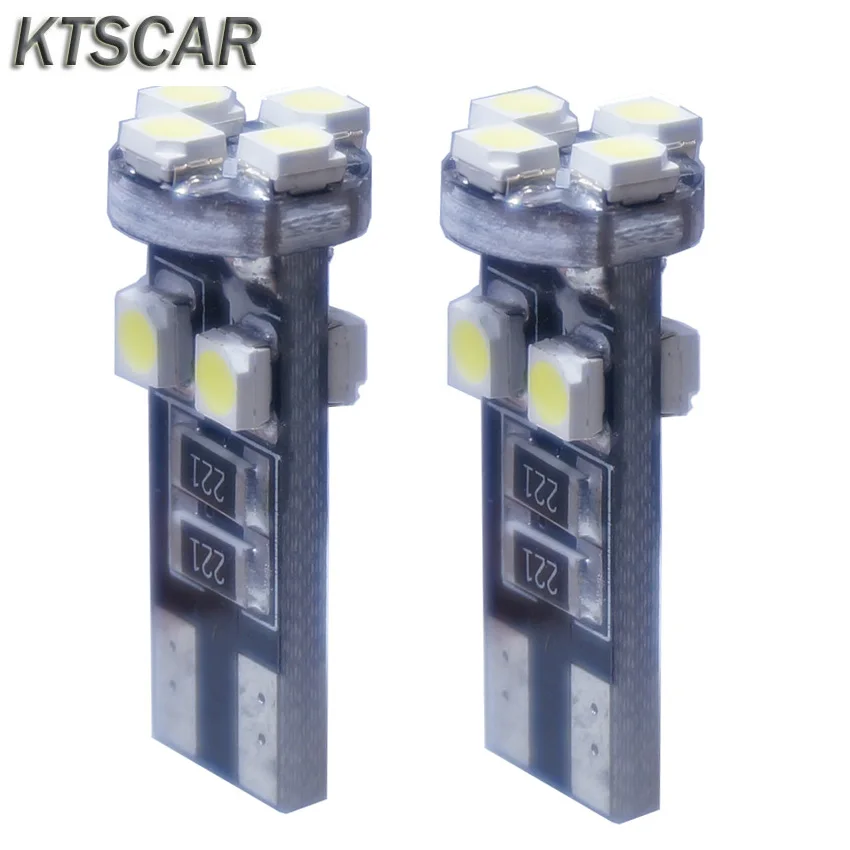 

200X car Light T10 CANBUS XENON WHITE 8 SMD LED 3528 No Obc Error 194 168 W5w 8smd Interior Bulb Lamp auto Clearance Lights