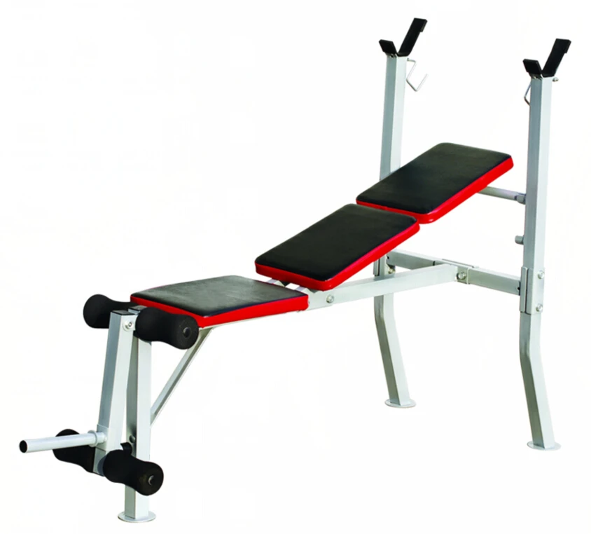 Sit Up Rack With Bench Weight Lifting Bed Bench Stand Barbell Rack