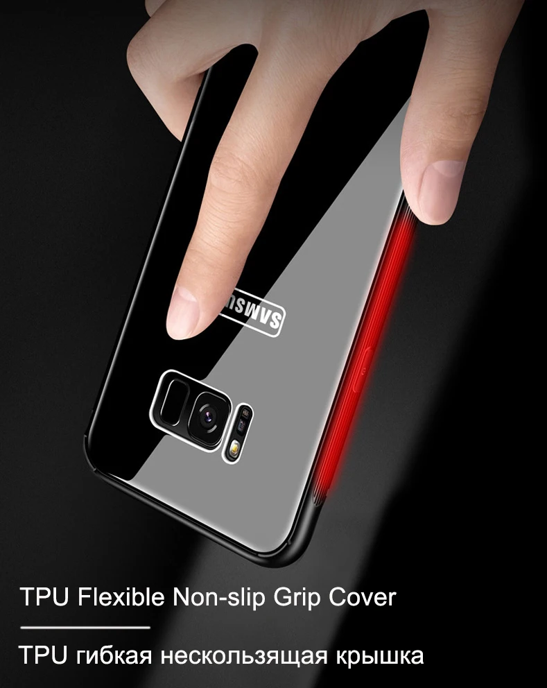 Case for Samsung NOTE 8 S8 Plus Kiitoo Luxury Glass Back Cover Hard Phone Case for Coque Samsung Galaxy S8 Plus Accessories -11