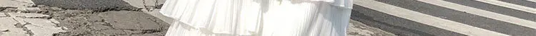 Весна Осень нерегулярные Cakee многослойная длинная шифоновая юбка Корейская плиссированная гофрированная Высокая Низкая Многоуровневая