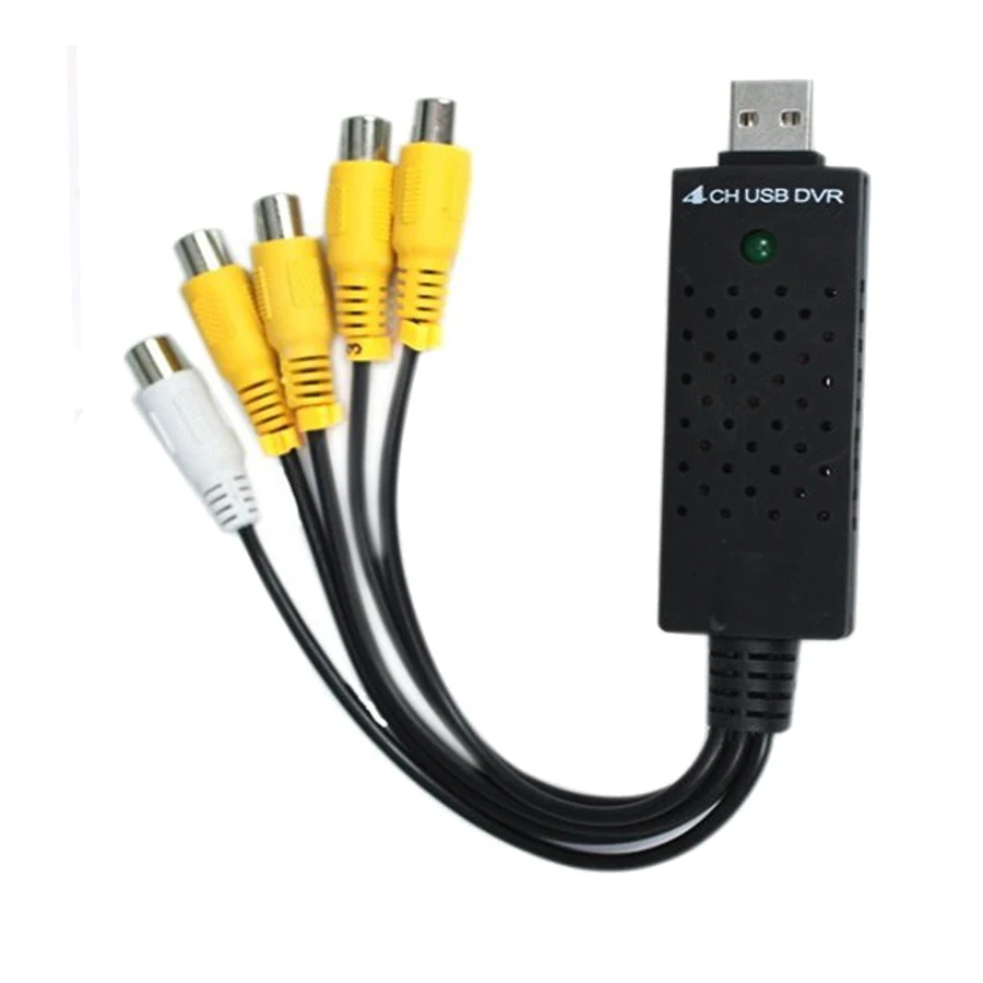 Адаптер для видеозахвата в реальном времени 4 канала с usb 2 0 VHS на DVD системы