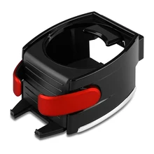 2 в 1 Автомобильный держатель для крепления на крючок держатель для бутылки с водой и держатель для телефона(красный