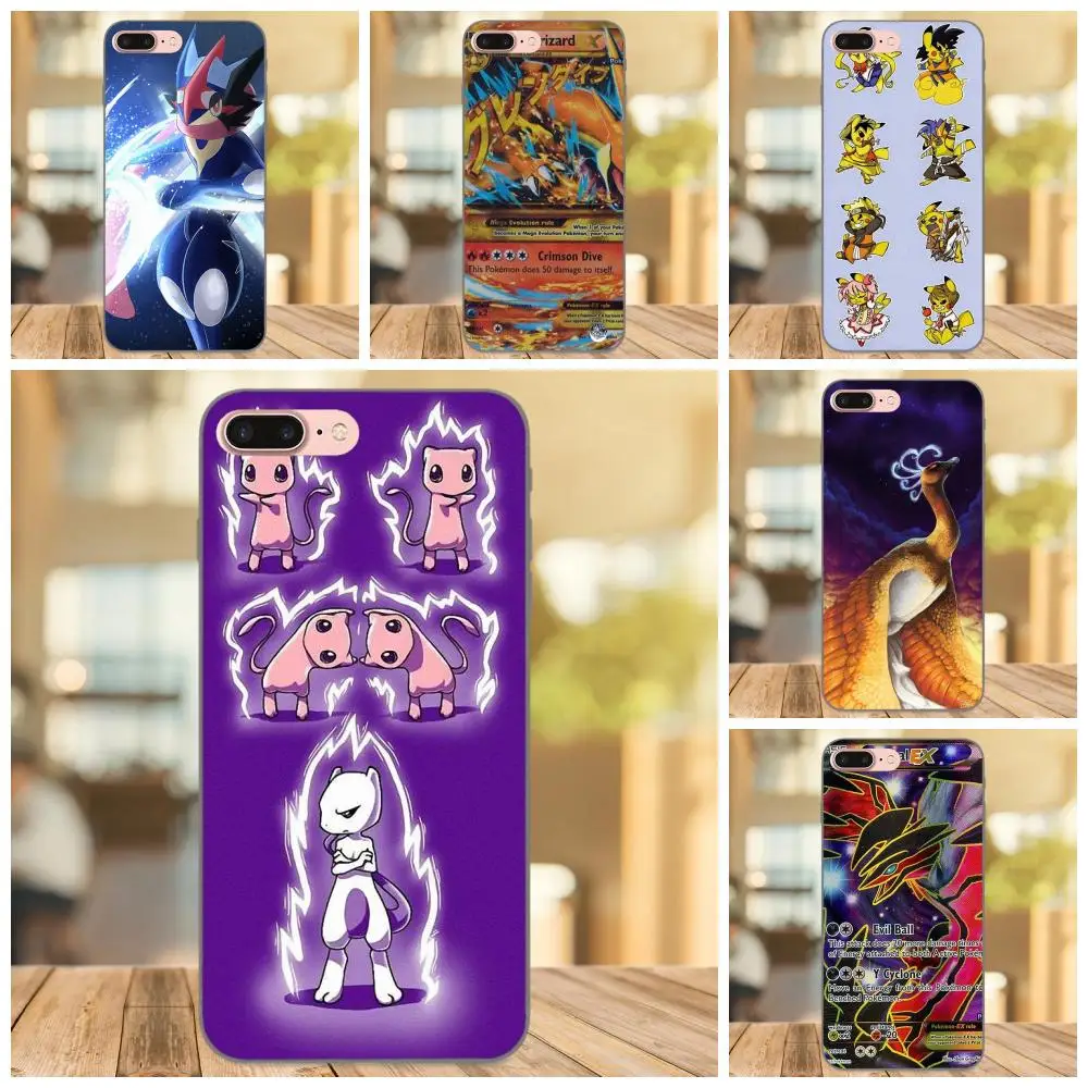 

For Samsung Galaxy A3 A5 A6 A6s A7 A8 A9 Star Plus 2016 2017 2018 Soft TPU Phone Coque Pikachus Pokemons Dragon Ball