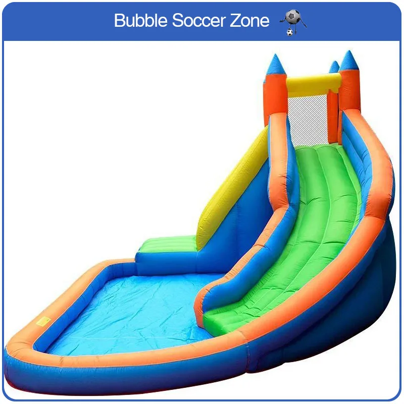 Надувная водная горка для детей большой бассейн прыгающий дом Jumper Bouncer Jump