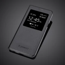 Для lg X power 2 Чехол 5,5 дюймов Роскошный чехол из искусственной кожи с окошком флип чехол для телефона для lg X power 2 X power 2