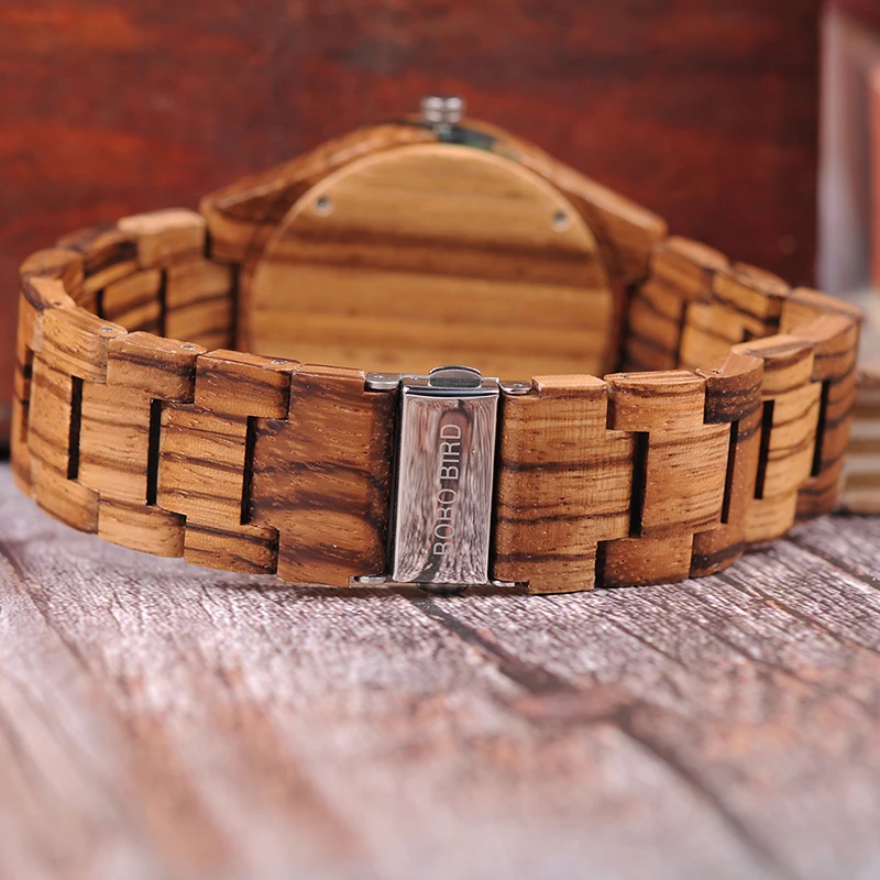 BOBO BIRD Wood Watch Men relogio masculino Special Design Timepieces Quartz Watches in Wooden Gifts Box W-Q05 DROP SHIPPING