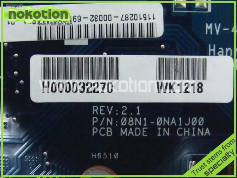 H000032270 материнская плата для ноутбука toshiba Satellite L775 L775-S7105 REV 2,1 PN внутренней катушкой, 08N1-0NA1J00 Intel HM65 DDR3 nvidia видеокарты