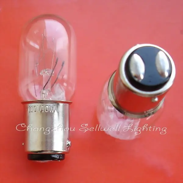 Миниатюрная лампа Ba15d T20x48 110 в 10 Вт лампочсветильник A038|miniature lamp bulbs|miniature lampminiature