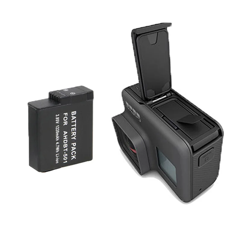 Новинка 2 шт. для аккумулятора GoPro Hero 8 7 6 5 + 3 сторонняя коробка хранения зарядное