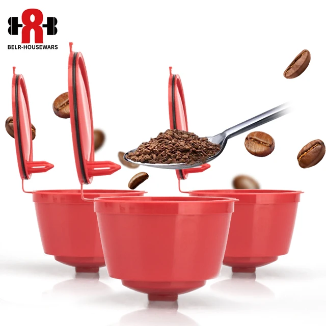 Best Price 4pcs/6pcs pack  Refillable Dolce Gusto coffee Capsule Nescafe Dolce Gusto Reusable Capsule Dolce Gusto Capsules 