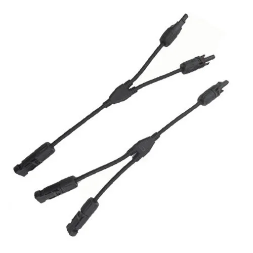 

Y Branch MC4 Parallel Connector Adapter 1M2F+2M1F (2pcs) Black