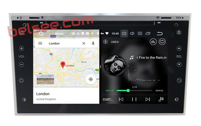 Best Belsee Android 9.0 Octa 4GB PX5 2 Din DVD GPS Car Radio Multimedia for for Vauxhall Opel Astra H G J Vectra Antara Zafira Corsa 2