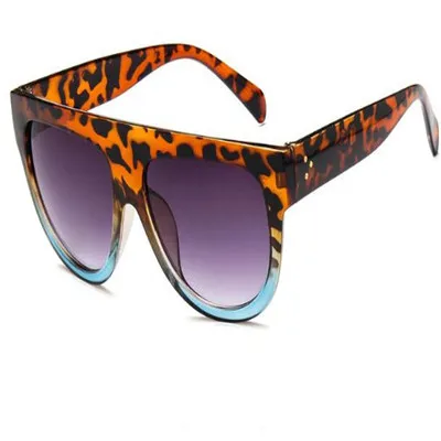Новинка, модные квадратные солнцезащитные очки для женщин, кошачий глаз, роскошный бренд, большие черные солнцезащитные очки, зеркальные оттенки, lunette femme Oculos - Цвет линз: 3