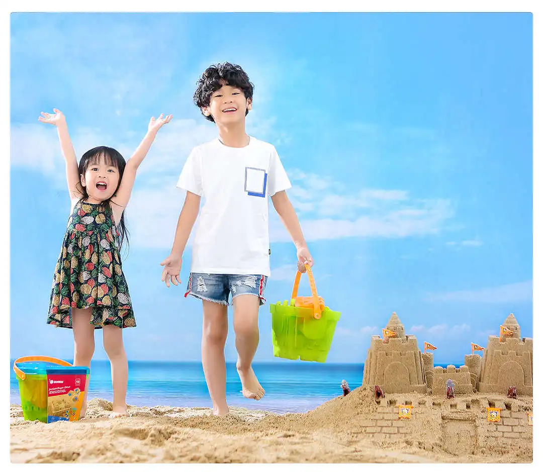 25 шт. Xiaomi Mijia Bravokids пляжные игрушки песочный замок чайник режим Лопата ведро с ящиком для хранения силиконовые игрушки для детей умные дома