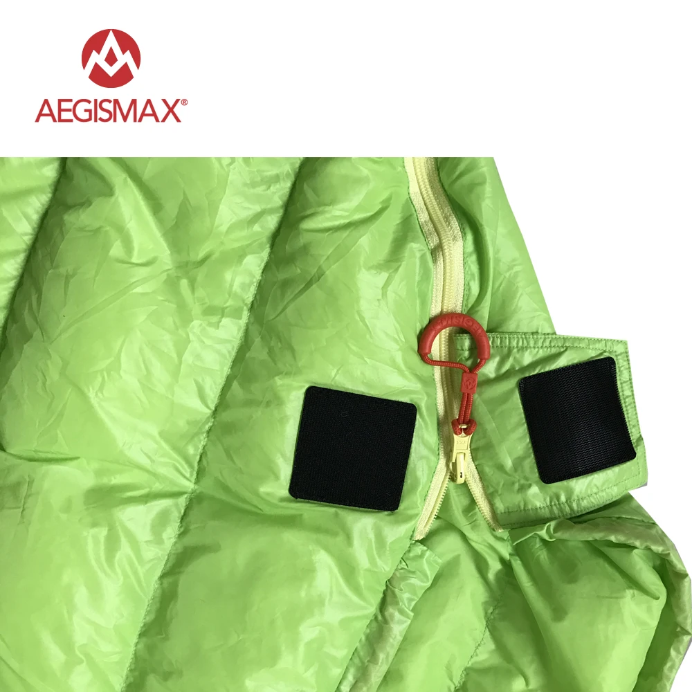 Сверхлегкий спальный мешок AEGISMAX для кемпинга на открытом воздухе 95% гусиный пух