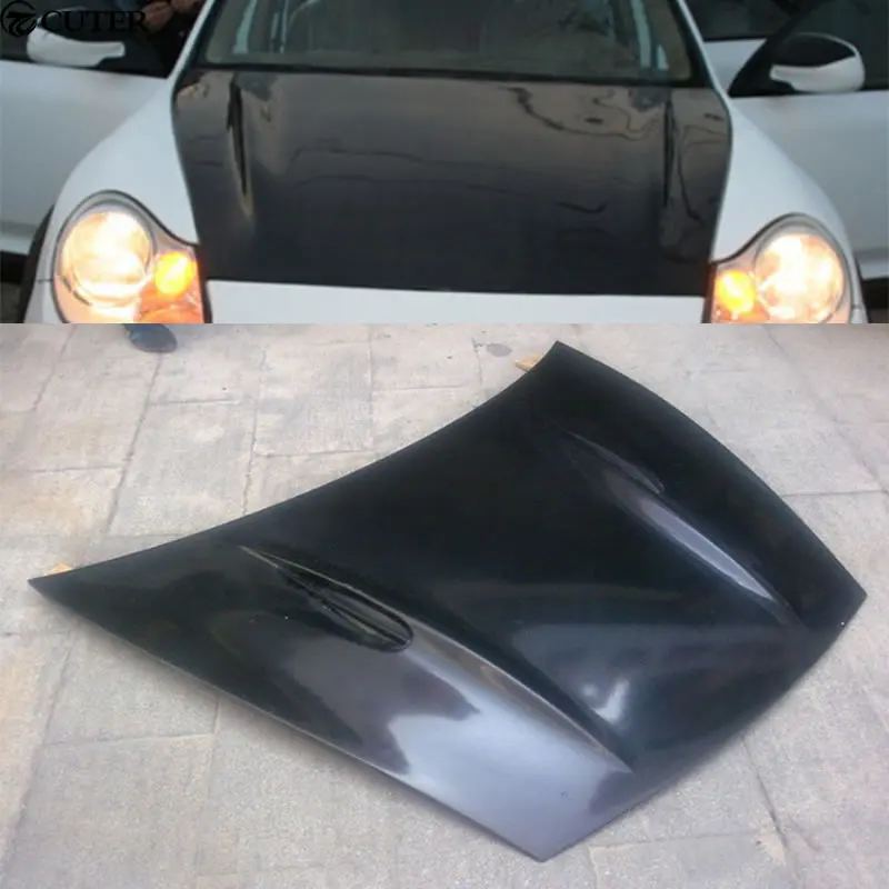 

Carbon Fiber Front Engine Hoods Auto Car Bonnet For Porsche Cayenne 2006