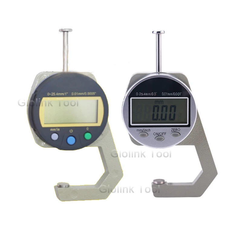 Digital Thickness Gauge 0 25.4mm/ 0.01 Electronic Thickness Gauge For