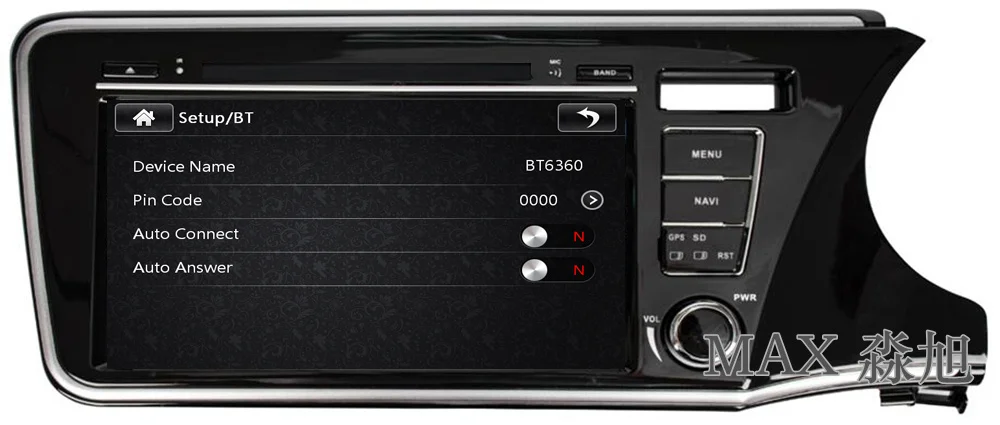 Discount MAX 2 din 8" Car DVD Player For Right Driving Honda City Radio RDS GPS Navigation System Free Map 3G 1080P Bluetooth call/music 7