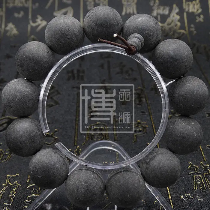 

Fashion Men Charm Bracelet Natural Wood Beads Stretch Bangle Jewelry Gift 18mm